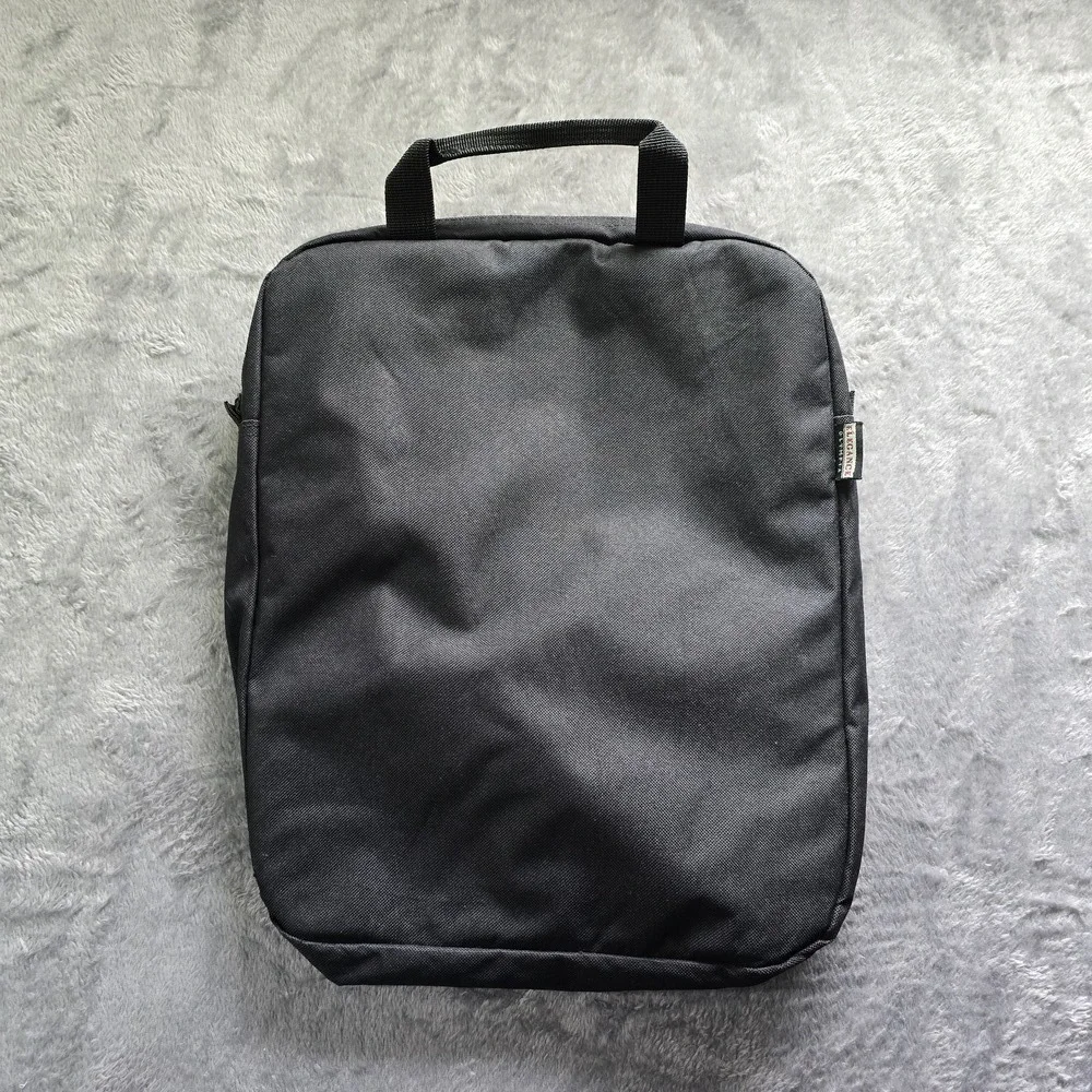 Elegance Olympia Black Padded Laptop Case Bag 16x13 - Picture 2 of 8